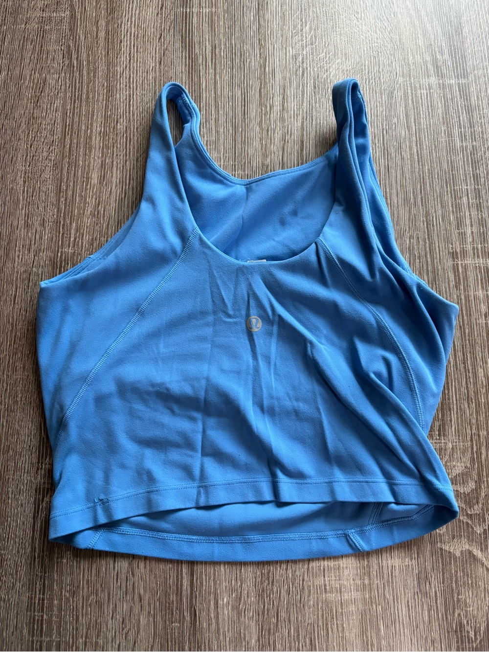 lululemon athletica Blue Performance Crop Tank